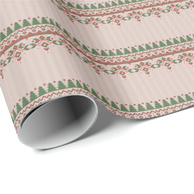 Ugly Christmas Sweater Wrapping Paper (Roll Corner)