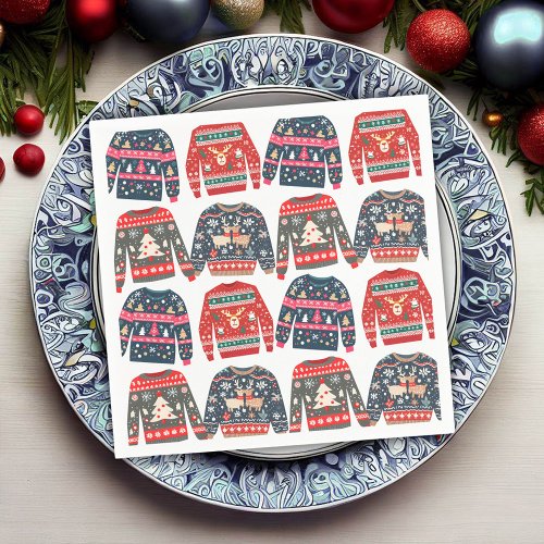 Ugly Christmas Sweaters Napkins