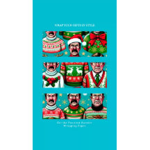 "Ugly" Christmas sweaters with humorous patterns