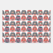 Ugly Christmas Sweaters Wrapping Paper Sheets (Front 3)