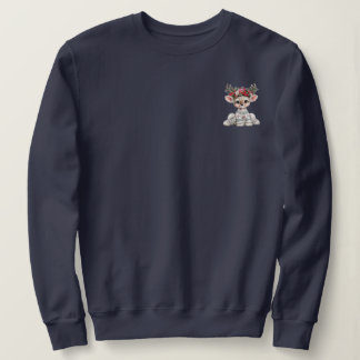 Ugly Christmas Sweatshirt, Cozy Holiday Graphic P Sweatshirt