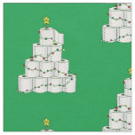 ugly christmas toilet paper tree fabric
