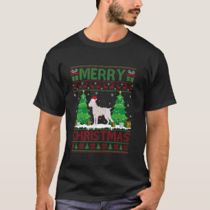Ugly Christmas Tree Lighting Cane Corso Dog Ugly X T-Shirt