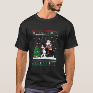 Ugly Christmas Tree Lights Greater Swiss Mountain  T-Shirt