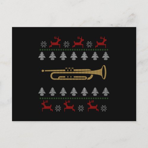 Ugly Christmas _ Trumpet Postcard