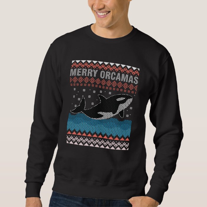 orca christmas sweater
