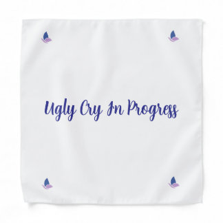 'Ugly Cry' tissue Bandana