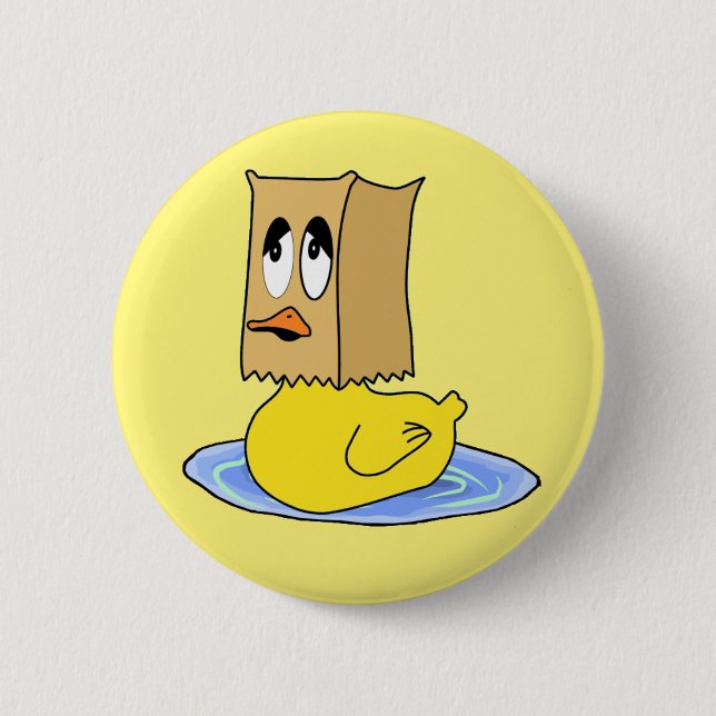 Ugly Duckling Button (Front)