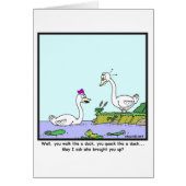 Ugly Duckling: Swan cartoon (Front)