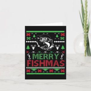 Ugly Fishing Christmas B Fish Apparel Card