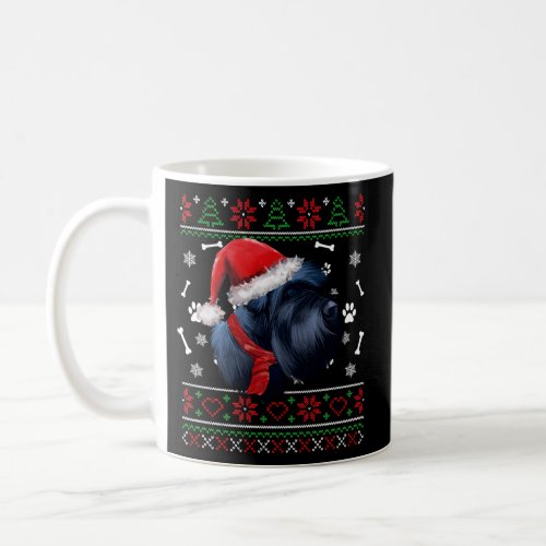 Ugly Giant Schnauzer Santa Pajama Coffee Mug