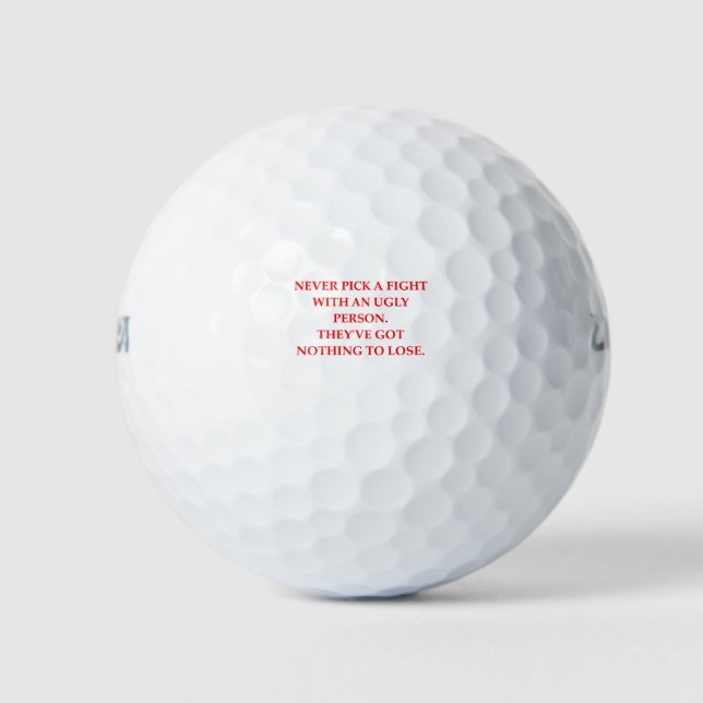 UGLY GOLF BALLS (Front)