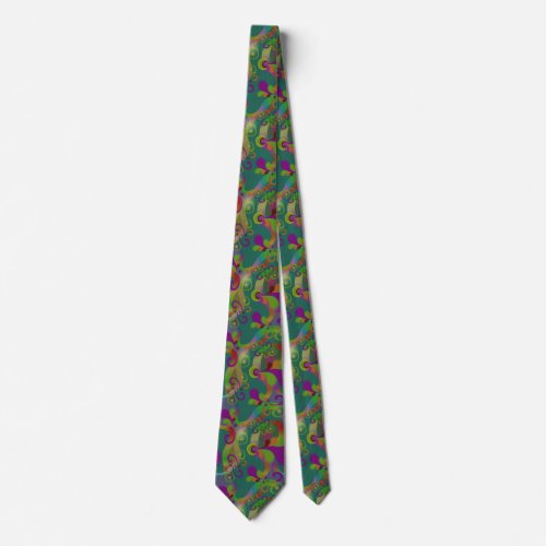 Ugly green paisley tie