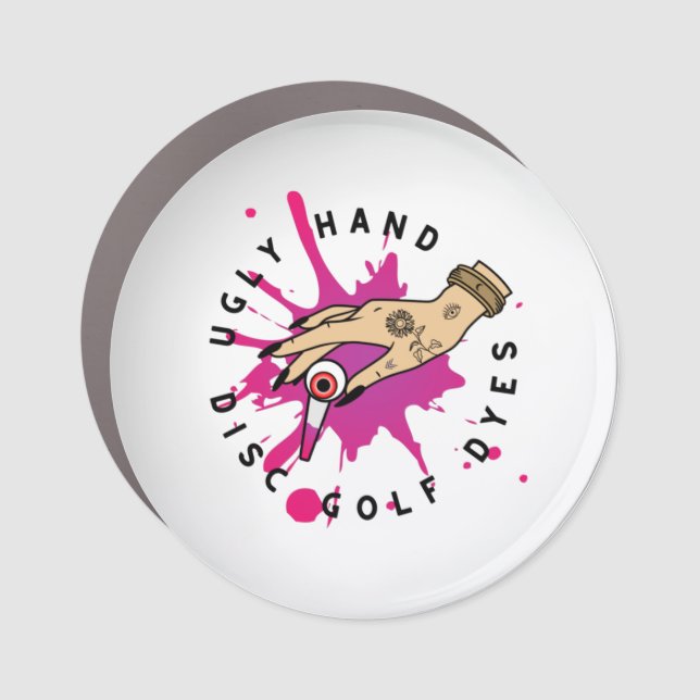 Ugly Hand Faux Disc Magnet (Front)