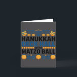 Ugly Hanukkah Deck Hall With Matzo Ball Chanukah Card<br><div class="desc">Ugly Hanukkah Deck Hall With Matzo Ball Chanukah</div>