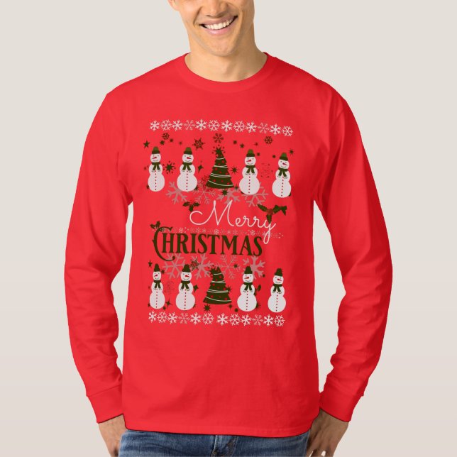 Ugly Holiday Sweater Merry Christmas (Front)