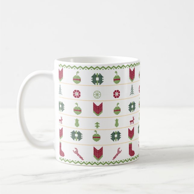 Ugly Merry Christmas Coffee Mug (Left)