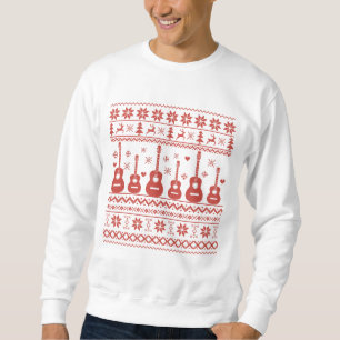 Ugly Merry Christmas sweater acoustic guitar