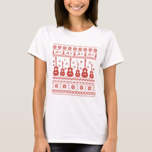 Ugly Merry Christmas sweater acoustic guitar