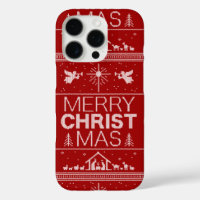 Ugly Merry Christmas Sweater Christian Nativity