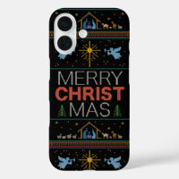 Ugly Merry Christmas Sweater Elegant - Religious