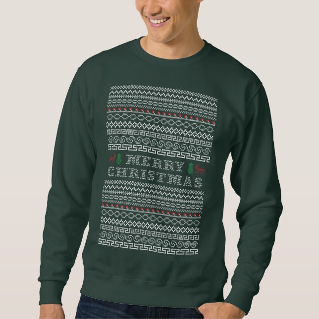 Ugly Merry Christmas Sweaters Fun (Front)