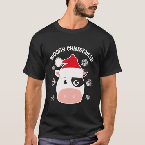 Ugly Mooey Christmas Cow T_Shirt
