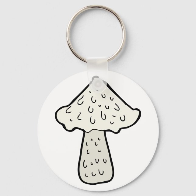 Ugly Mushroom Keychain (Front)