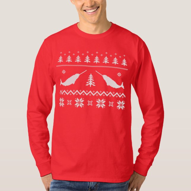 Ugly Narwhal Christmas Sweater (Front)