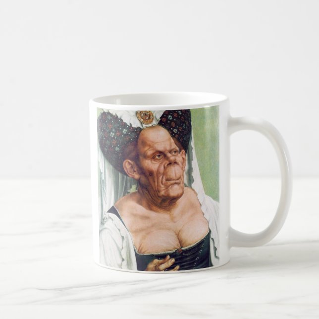 Ugly Old Woman by Quentin Massys Coffee Mug (Right)