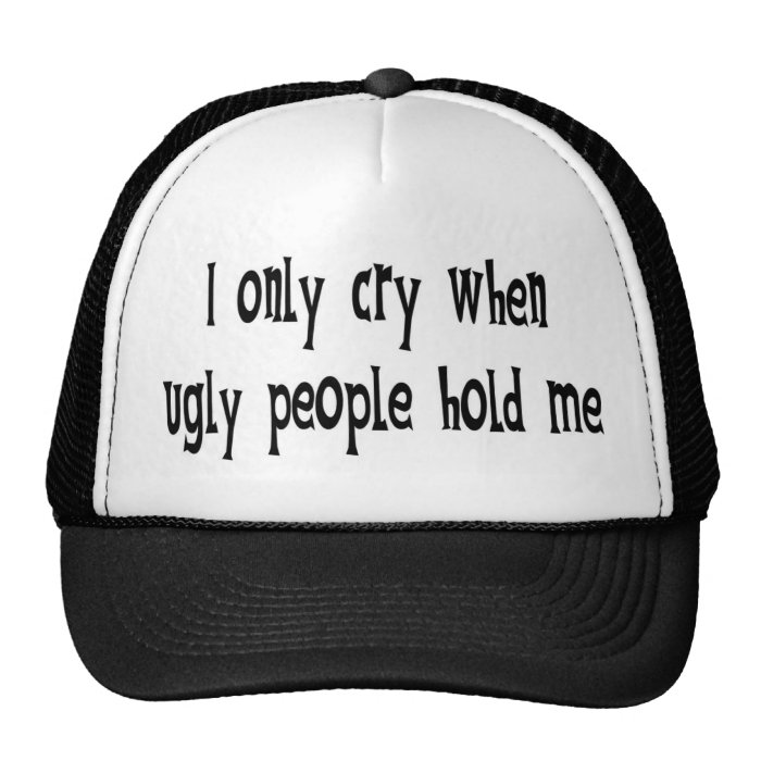 Ugly people mesh hat