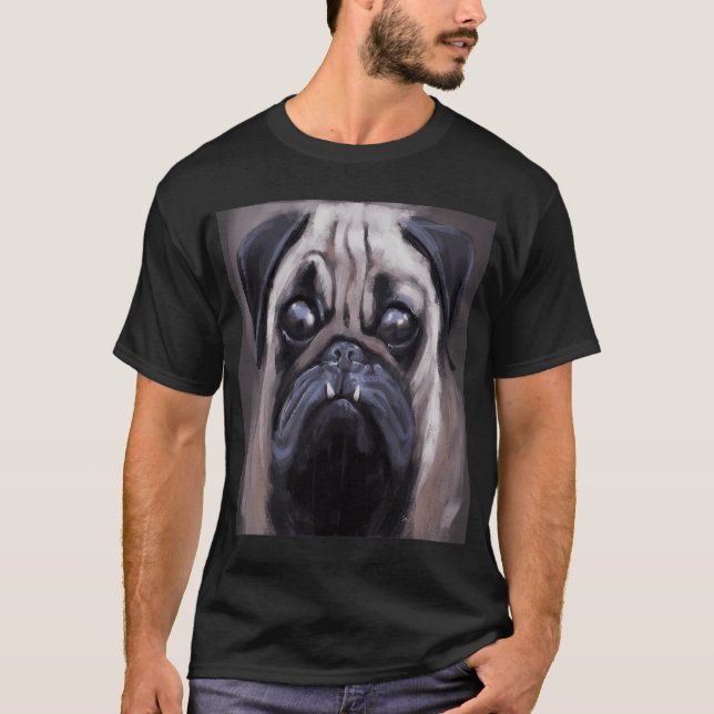 Ugly Pug Mug T-Shirt (Front)