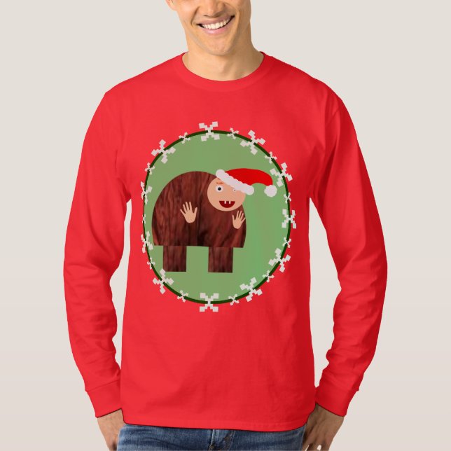 Ugly Quasimodo Christmas Sweater T-Shirt (Front)