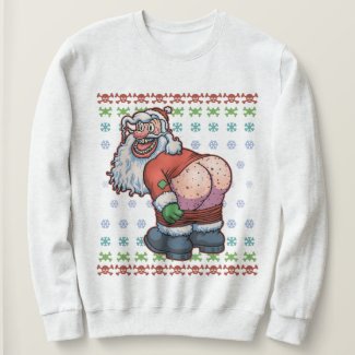 Ugly Santa Moon Sweatshirt