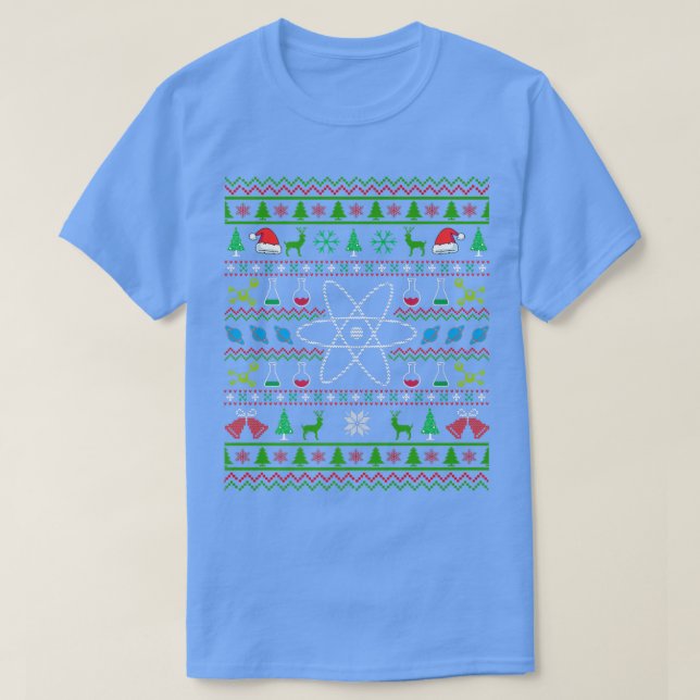 Ugly Science Christmas Sweater Design Premium  (Design Front)
