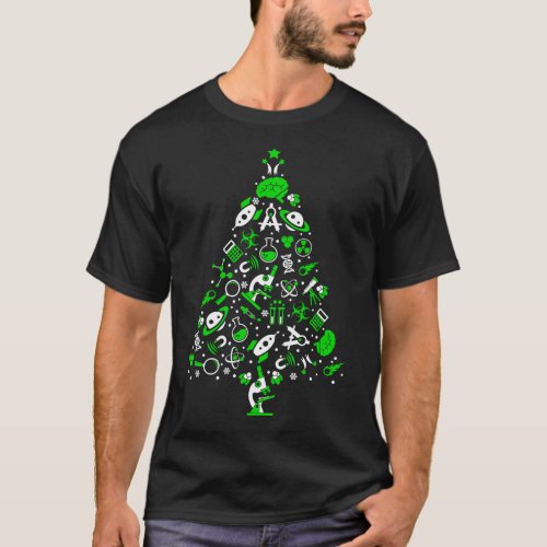 Ugly Science Christmas Tree 1 T_Shirt