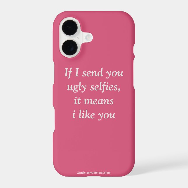 Ugly Selfies iPhone 7 Plus Case (Back)