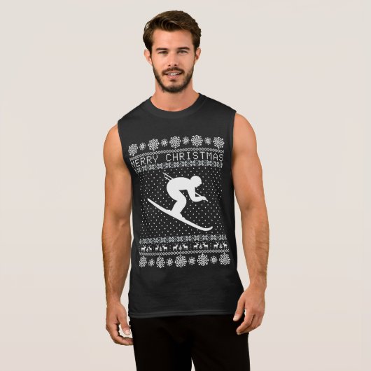 Ugly Ski Christmas Sweater (Front Full)