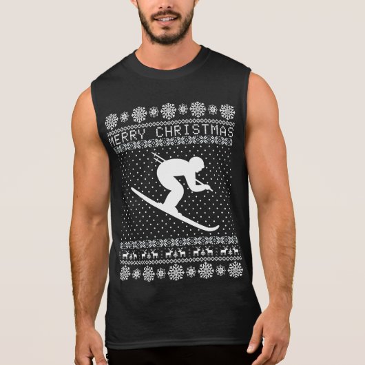 Ugly Ski Christmas Sweater (Front)
