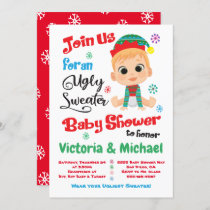 Ugly Sweater Baby Shower Invitation