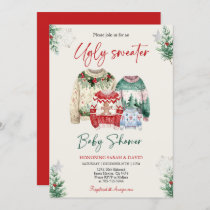 Ugly Sweater Baby Shower Invitation