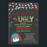 Ugly Sweater Birthday Invitation / Christmas Party<br><div class="desc">com 
  


com</div>