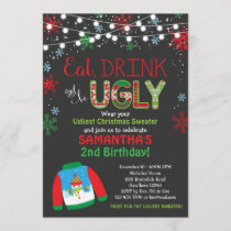 Ugly Sweater Birthday Invitation / Christmas Party