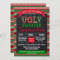 Ugly sweater Christmas annual party Invitation
