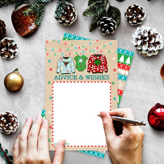 Ugly Sweater Christmas Baby Shower Advice (Creator Uploaded)