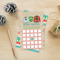 Ugly Sweater Christmas Baby Shower Bingo Game