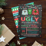 Ugly Sweater Christmas Baby Shower Invitation<br><div class="desc">Celebrate the in style with these fun ugly sweater Christmas baby shower invitations. The design is easy to personalize with your own wording and your guests will be thrilled when they receive these fabulous invites.</div>