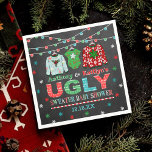 Ugly Sweater Christmas Baby Shower Napkins<br><div class="desc">Celebrate in style with these trendy baby shower napkins. This design is easy to personalize with your special event wording and your guests will be thrilled when they see these fabulous napkins.</div>