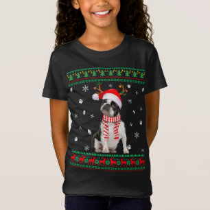 Ugly Sweater Christmas Boston Terrier Dog Santa Re