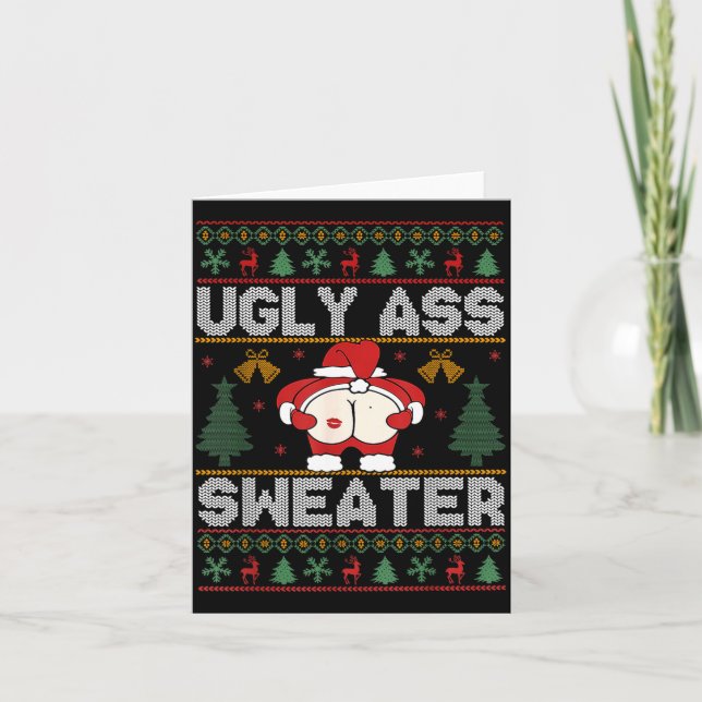 Ugly Sweater Christmas  Card (Front)